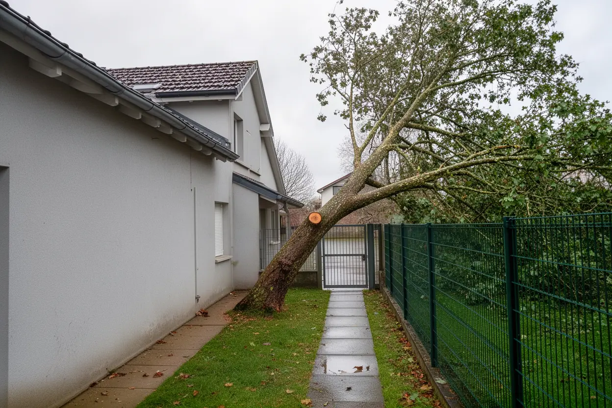Passage sécurisé après retrait de branche à Illzach